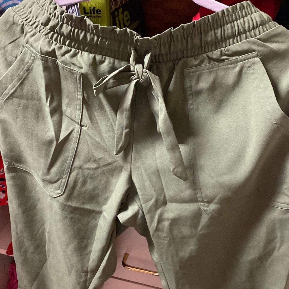 Olive slacks